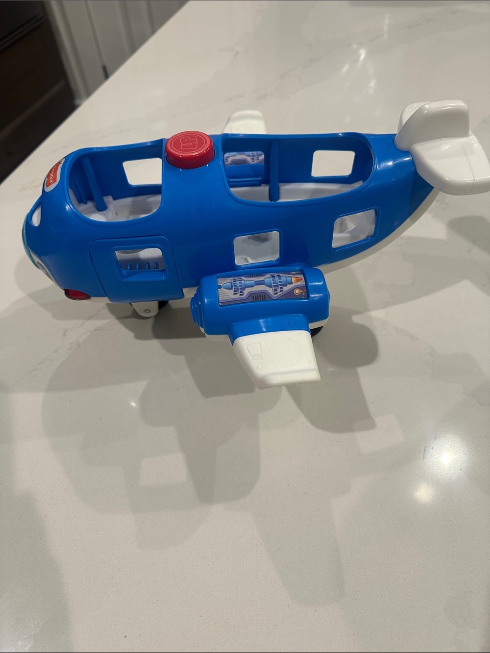 Fisher Price Little People Travel Together Airplane Blue Jet